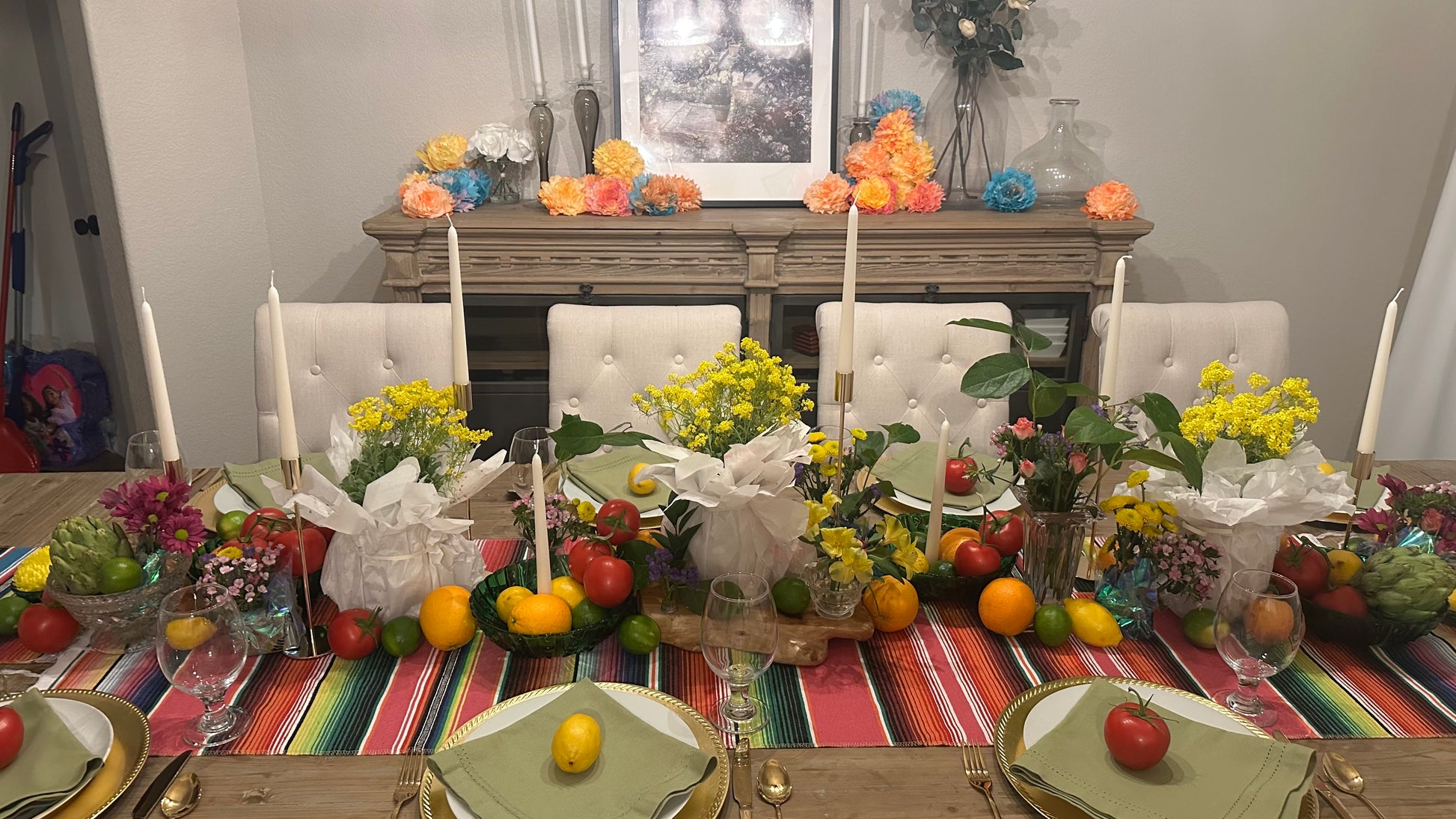 Cinco de mayo table set