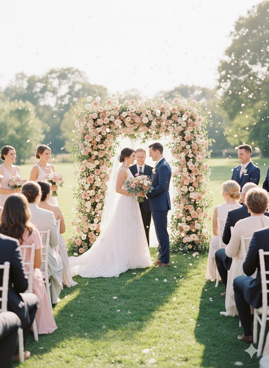 Wedding - Pink & Green