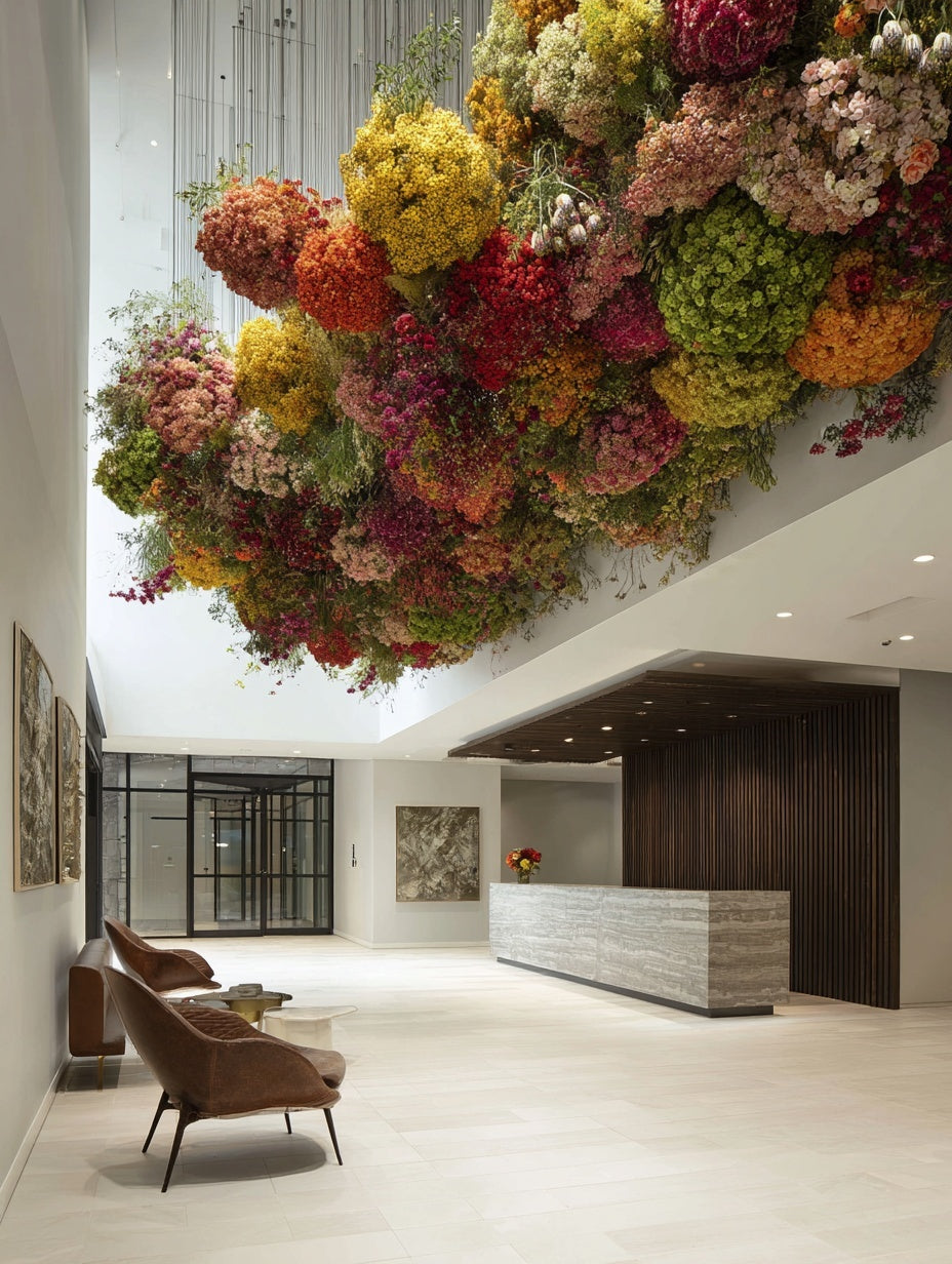 Ceiling Art installation